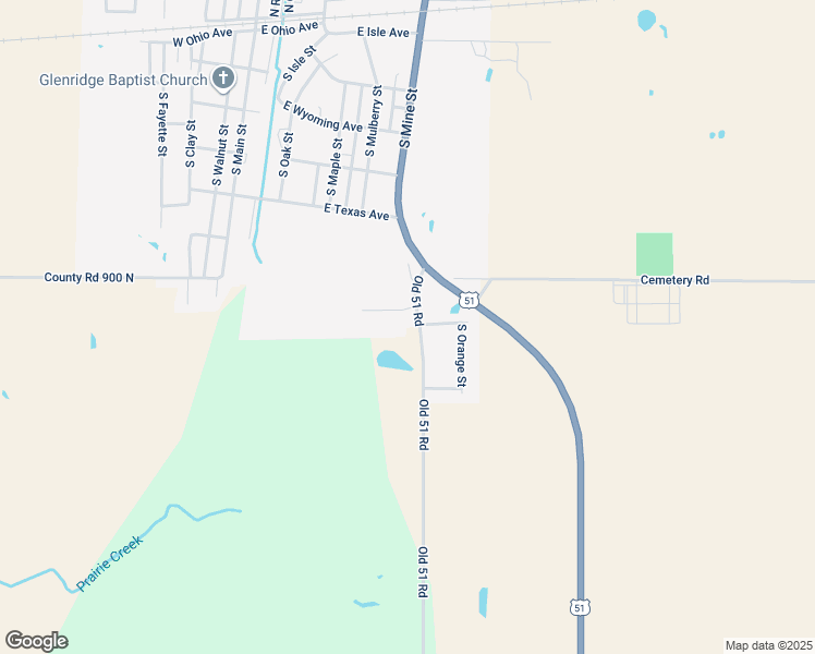 map of restaurants, bars, coffee shops, grocery stores, and more near 3567 South Mine Street in Sandoval