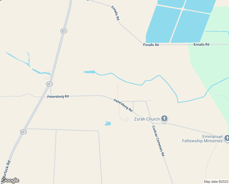 map of restaurants, bars, coffee shops, grocery stores, and more near 4658 Petersburg Road in Hurlock