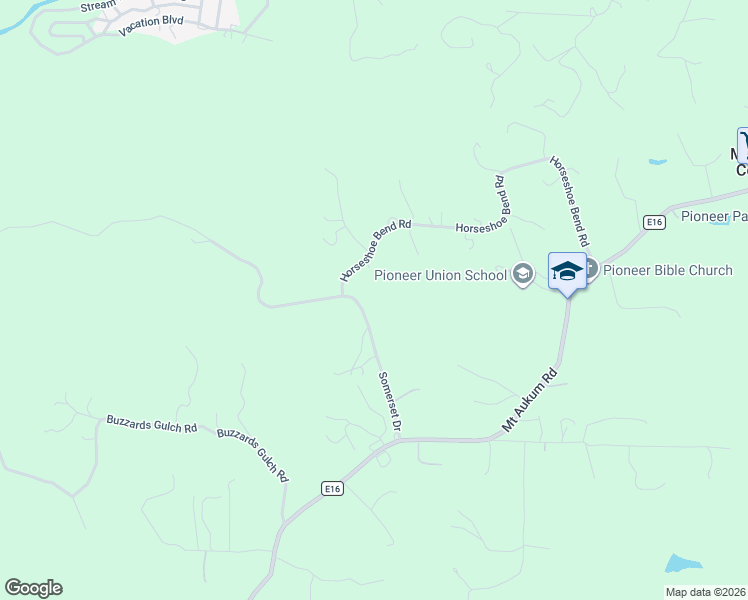 map of restaurants, bars, coffee shops, grocery stores, and more near 2940 Horseshoe Bend Road in Somerset