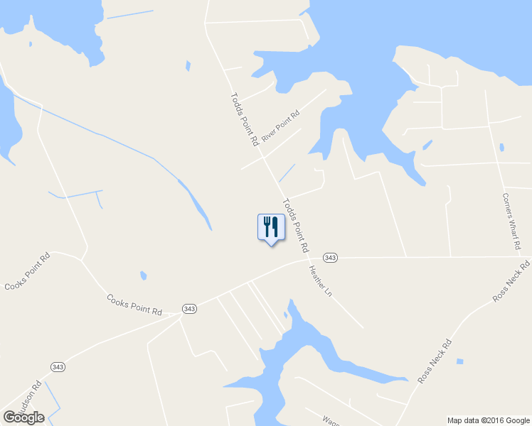 map of restaurants, bars, coffee shops, grocery stores, and more near 6016 Todds Point Road in Cambridge