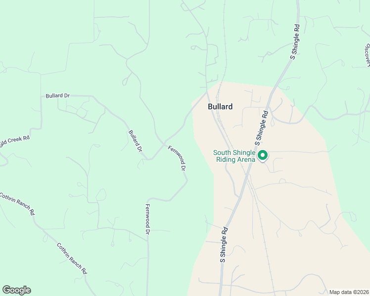 map of restaurants, bars, coffee shops, grocery stores, and more near 5841 Fernwood Drive in Shingle Springs