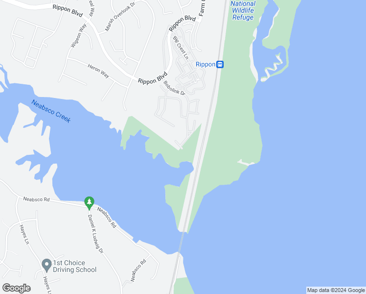 map of restaurants, bars, coffee shops, grocery stores, and more near 15851 Bobolink Drive in Woodbridge