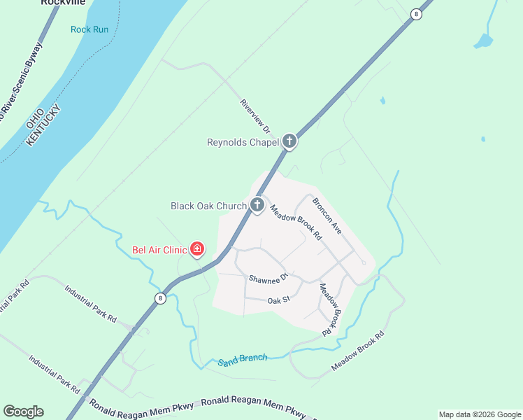 map of restaurants, bars, coffee shops, grocery stores, and more near 3784 Kentucky 8 in Vanceburg