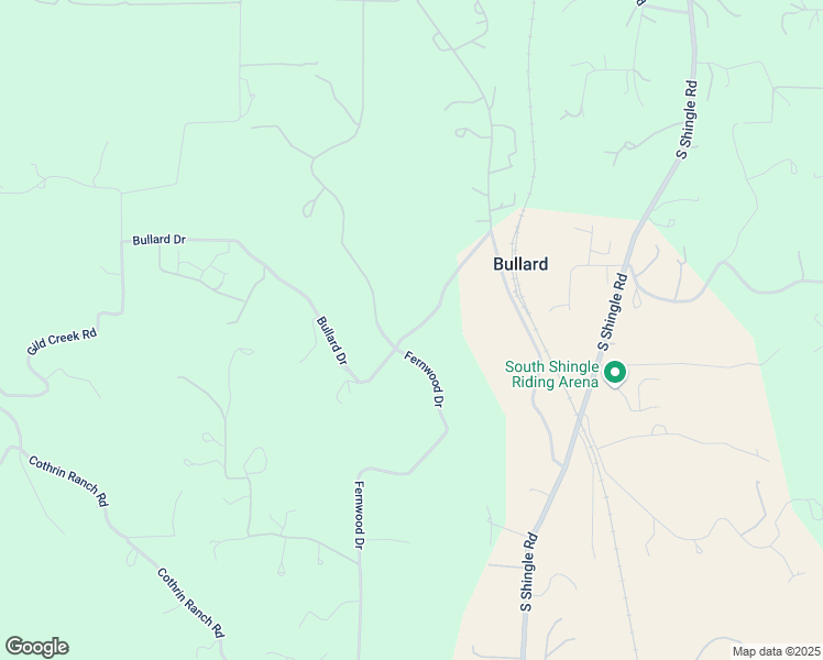 map of restaurants, bars, coffee shops, grocery stores, and more near 4859-4899 Bullard Dr in Shingle Springs