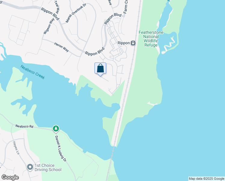 map of restaurants, bars, coffee shops, grocery stores, and more near 15846 Bobolink Drive in Woodbridge