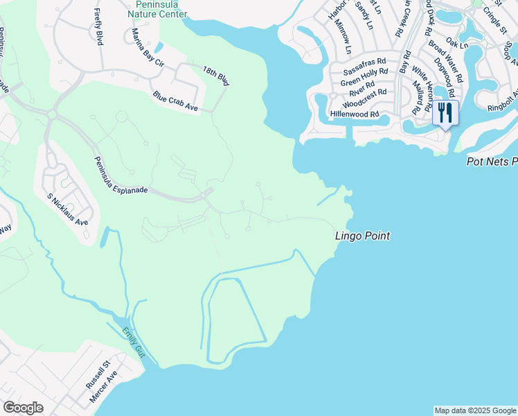 map of restaurants, bars, coffee shops, grocery stores, and more near 27638 Sterling Boulevard in Millsboro