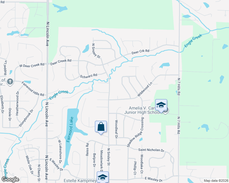 map of restaurants, bars, coffee shops, grocery stores, and more near 1205 Falling Spring Court in O'Fallon