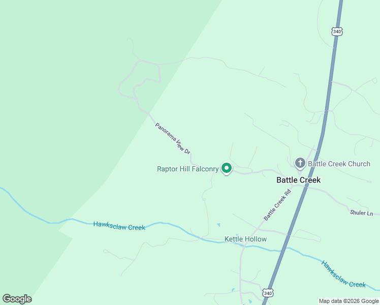 map of restaurants, bars, coffee shops, grocery stores, and more near 651 Panorama View Drive in Stanley