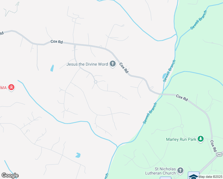 map of restaurants, bars, coffee shops, grocery stores, and more near 610 Marley Run in Huntingtown