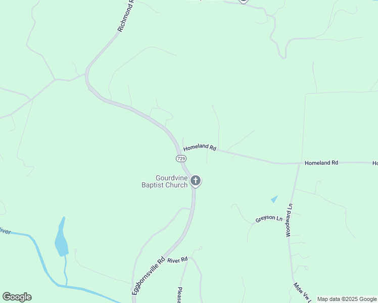 map of restaurants, bars, coffee shops, grocery stores, and more near 10194 Homeland Road in Rixeyville