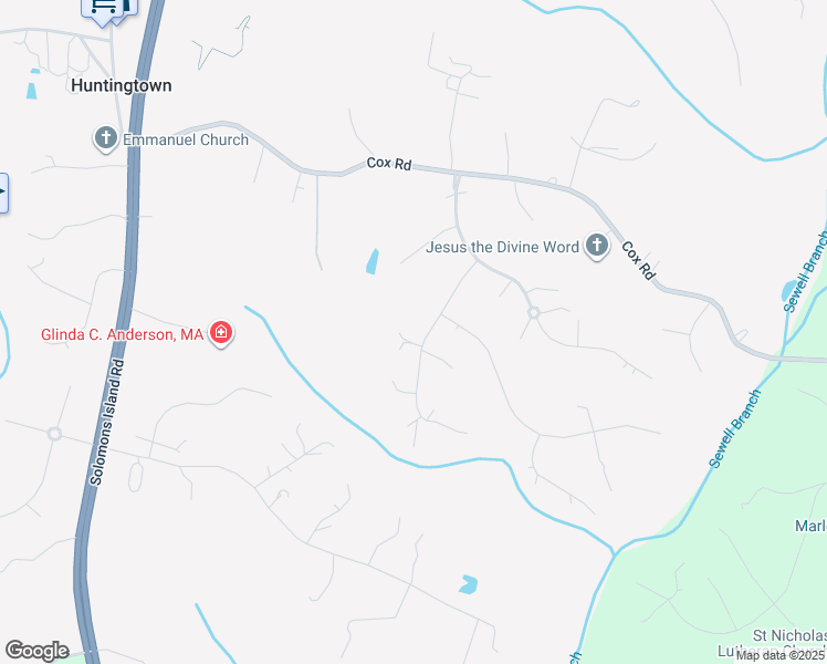 map of restaurants, bars, coffee shops, grocery stores, and more near 3130 Mayberry Ave in Huntingtown