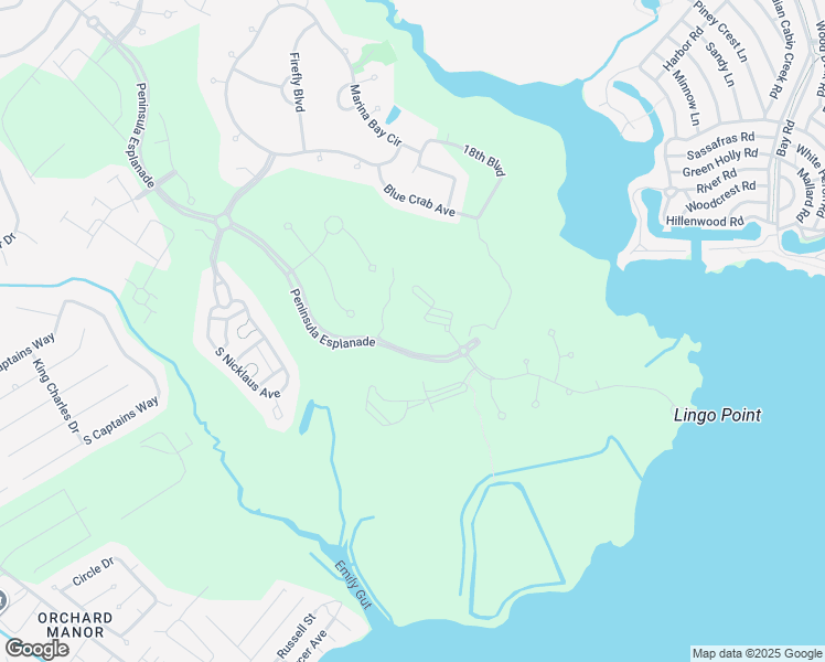 map of restaurants, bars, coffee shops, grocery stores, and more near 32813 Peninsula Esplanade in Millsboro