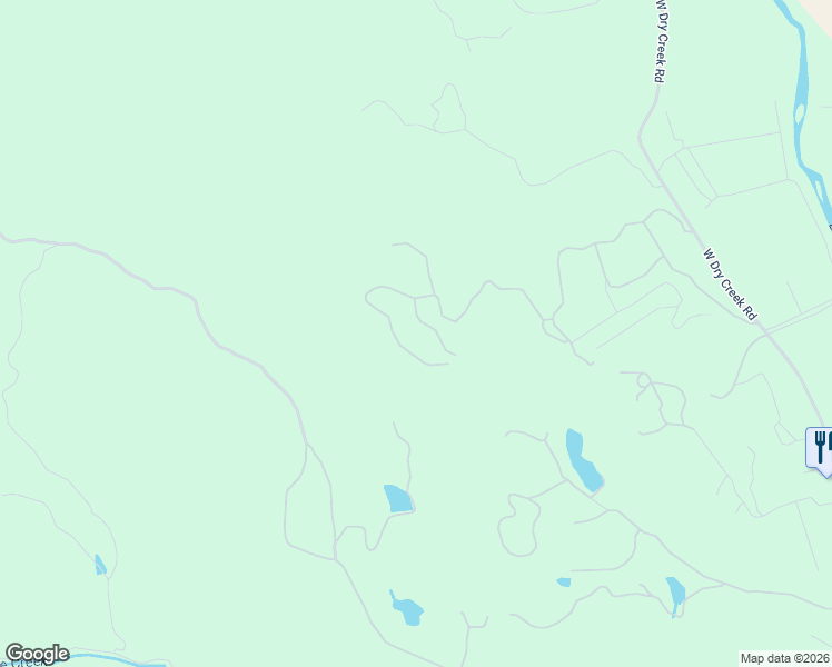 map of restaurants, bars, coffee shops, grocery stores, and more near 1260 Emerald Ranch Road in Healdsburg