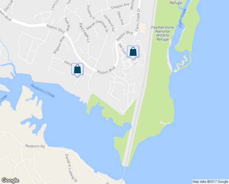 map of restaurants, bars, coffee shops, grocery stores, and more near 1477 Fawn Hollow Lane in Woodbridge