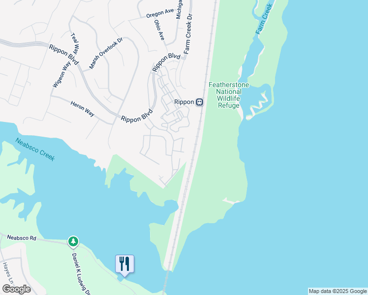 map of restaurants, bars, coffee shops, grocery stores, and more near 15947 Canada Goose Loop in Woodbridge