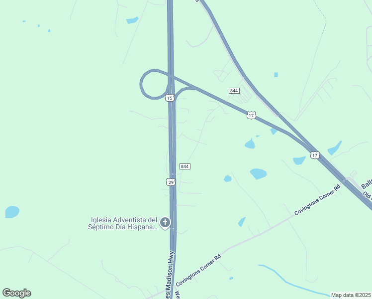 map of restaurants, bars, coffee shops, grocery stores, and more near 10320 Fayettesville Road in Bealeton