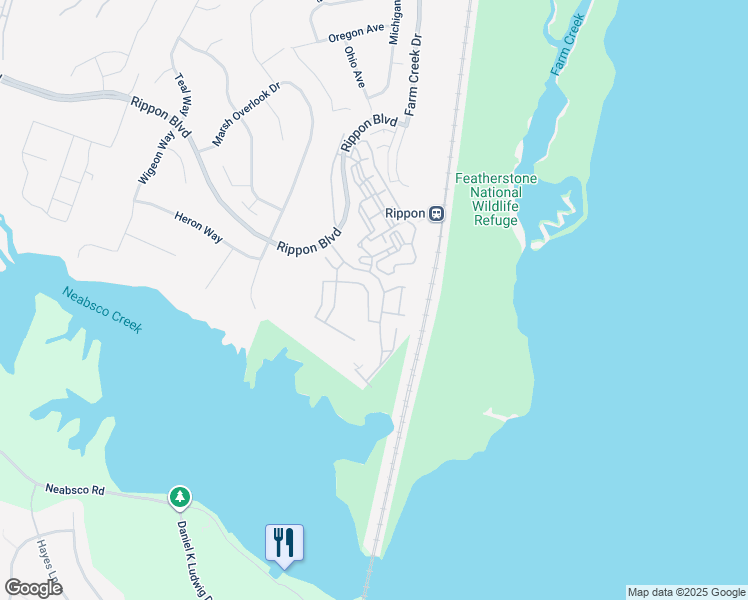 map of restaurants, bars, coffee shops, grocery stores, and more near 1350 Cranes Bill Way in Woodbridge