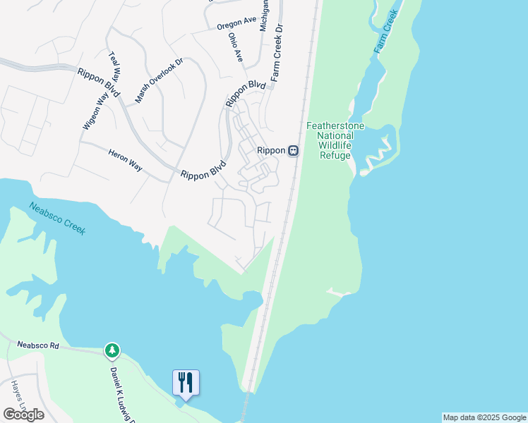 map of restaurants, bars, coffee shops, grocery stores, and more near 15942 Canada Goose Loop in Woodbridge