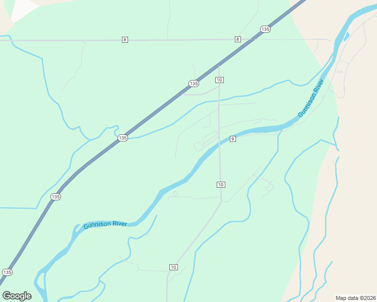 map of restaurants, bars, coffee shops, grocery stores, and more near 243 Rocky River Lane in Gunnison