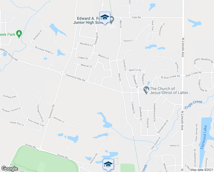 map of restaurants, bars, coffee shops, grocery stores, and more near 326 Fairwood Hills Road in O'Fallon