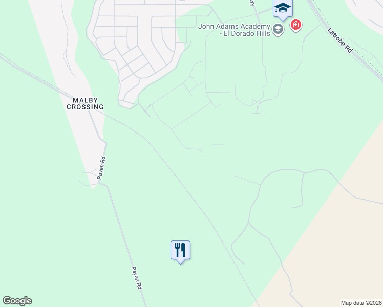 map of restaurants, bars, coffee shops, grocery stores, and more near 2000 Wetsel-Oviatt Road in El Dorado Hills