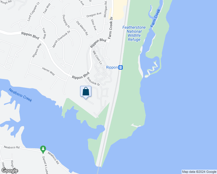 map of restaurants, bars, coffee shops, grocery stores, and more near 15921 Canada Goose Loop in Woodbridge