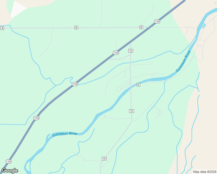map of restaurants, bars, coffee shops, grocery stores, and more near 243 Rocky River Lane in Gunnison