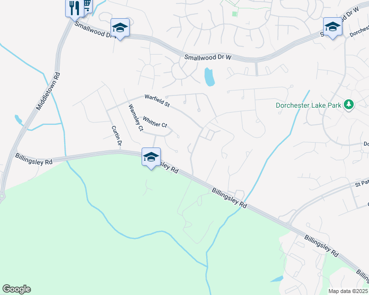 map of restaurants, bars, coffee shops, grocery stores, and more near 10178 Tree Frog Place in White Plains