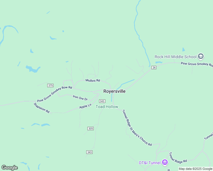 map of restaurants, bars, coffee shops, grocery stores, and more near 290 Township Road 323 in Ironton