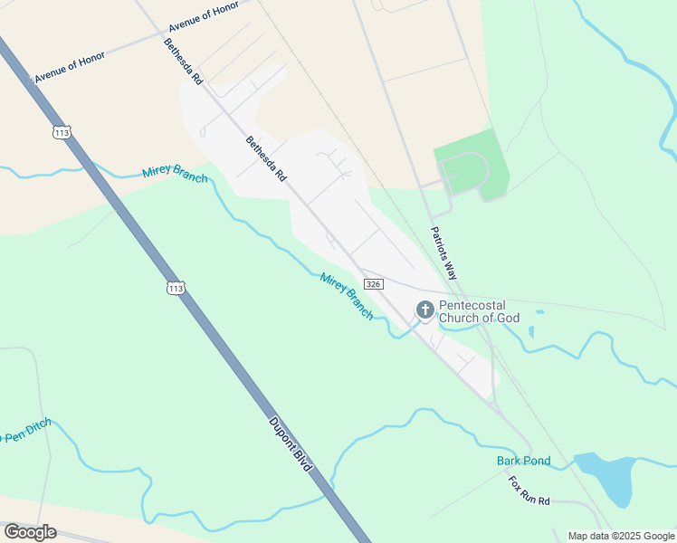 map of restaurants, bars, coffee shops, grocery stores, and more near 26926 Bethesda Road in Millsboro
