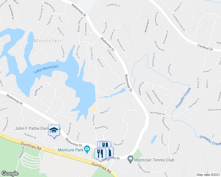 map of restaurants, bars, coffee shops, grocery stores, and more near in Montclair
