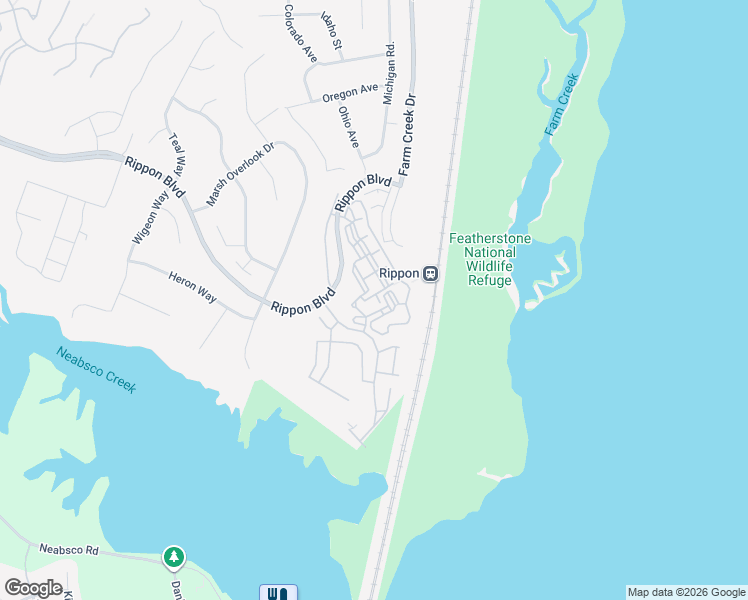 map of restaurants, bars, coffee shops, grocery stores, and more near 14101 Big Crest Lane in Woodbridge