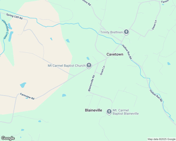 map of restaurants, bars, coffee shops, grocery stores, and more near 1975 Farmview Road in Luray
