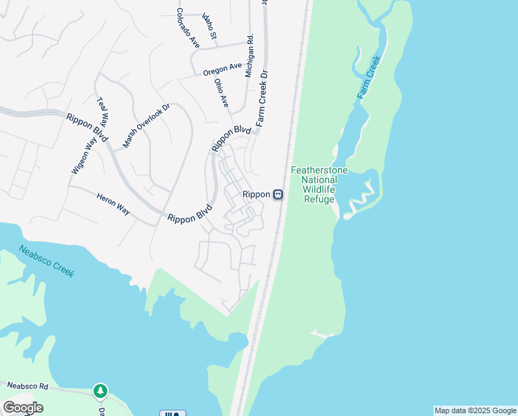 map of restaurants, bars, coffee shops, grocery stores, and more near 1641 Ladue Court in Woodbridge