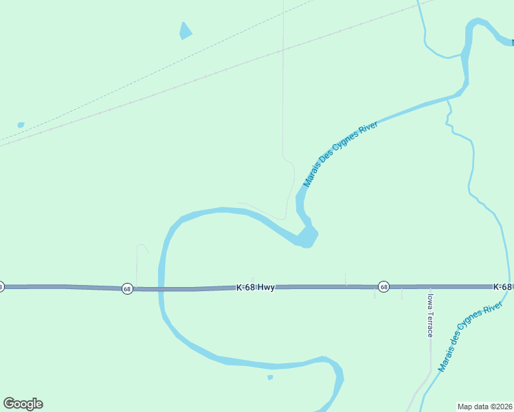 map of restaurants, bars, coffee shops, grocery stores, and more near 3173 Iowa Road in Ottawa