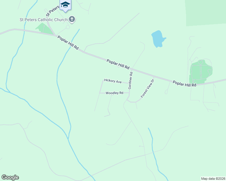 map of restaurants, bars, coffee shops, grocery stores, and more near 3637 Woodley Road in Waldorf