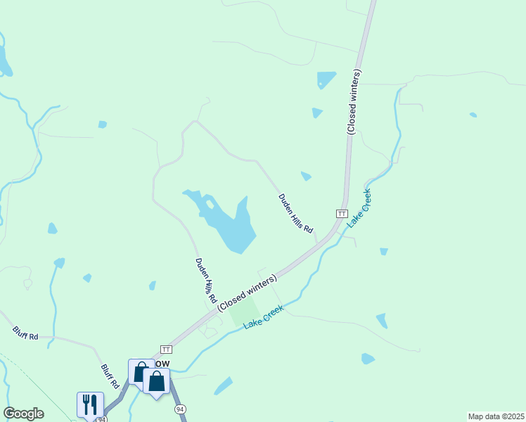 map of restaurants, bars, coffee shops, grocery stores, and more near 14639 Duden Hills Road in Marthasville