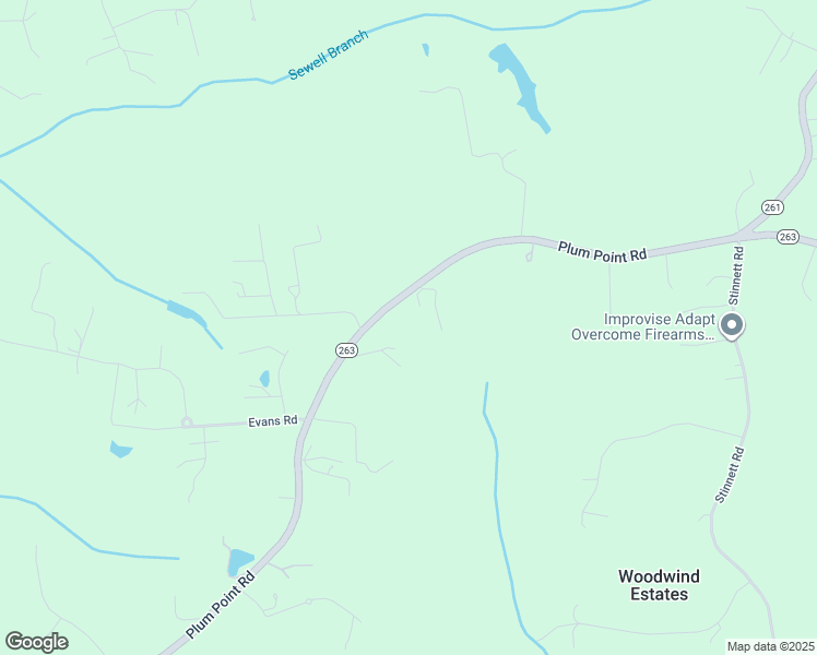 map of restaurants, bars, coffee shops, grocery stores, and more near 2551 Plum Point Road in Huntingtown
