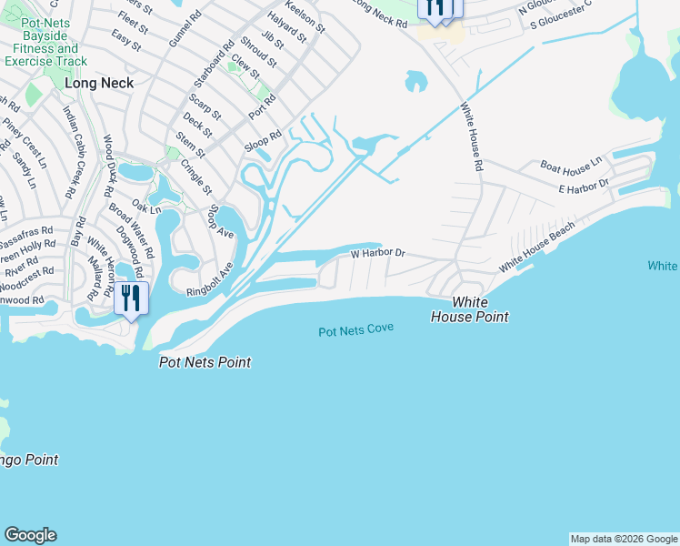 map of restaurants, bars, coffee shops, grocery stores, and more near 27311 Lookout Road in Millsboro