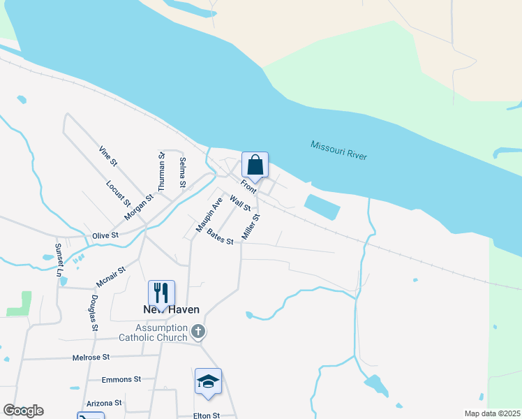 map of restaurants, bars, coffee shops, grocery stores, and more near 1014 Miller Street in New Haven