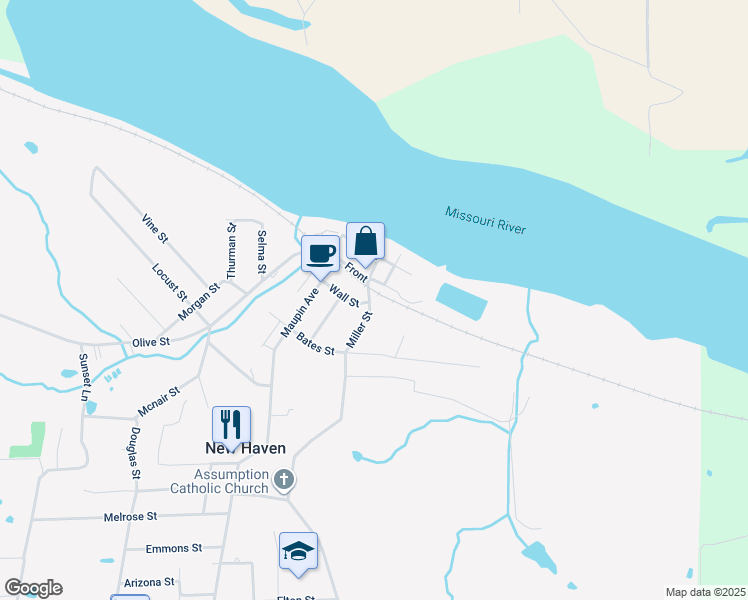 map of restaurants, bars, coffee shops, grocery stores, and more near 1014 Miller Street in New Haven