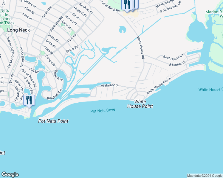 map of restaurants, bars, coffee shops, grocery stores, and more near 27314 Sea Breeze Road in Millsboro