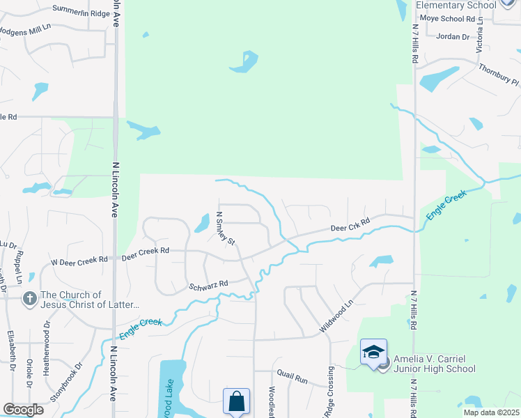 map of restaurants, bars, coffee shops, grocery stores, and more near 526 Highland Estates Drive in O'Fallon