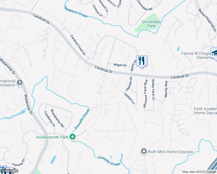 map of restaurants, bars, coffee shops, grocery stores, and more near 3868 Oriole Court in Montclair