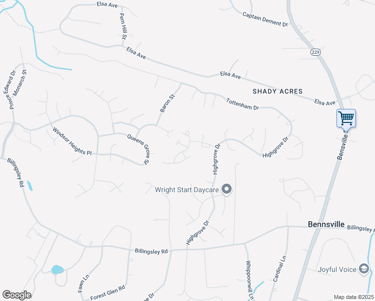 map of restaurants, bars, coffee shops, grocery stores, and more near 3682 Princess of Wales Place in White Plains
