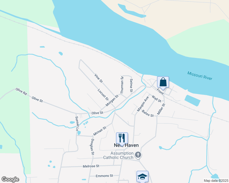 map of restaurants, bars, coffee shops, grocery stores, and more near 305 Vine Street in New Haven