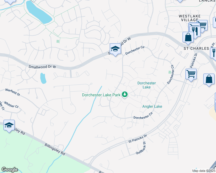 map of restaurants, bars, coffee shops, grocery stores, and more near 5913 Sunfish Court in Waldorf