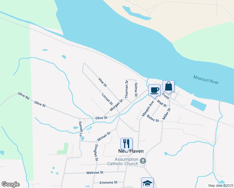 map of restaurants, bars, coffee shops, grocery stores, and more near 305 Vine Street in New Haven