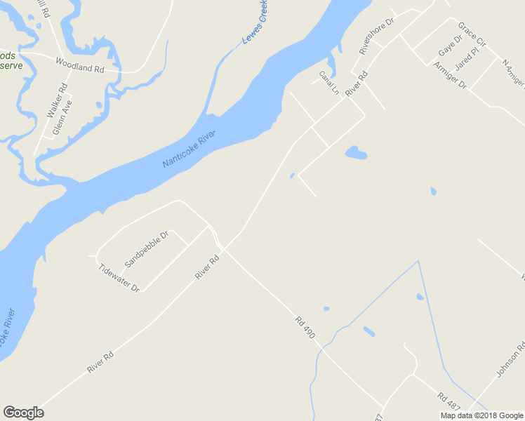 map of restaurants, bars, coffee shops, grocery stores, and more near 26883 River Road in Seaford