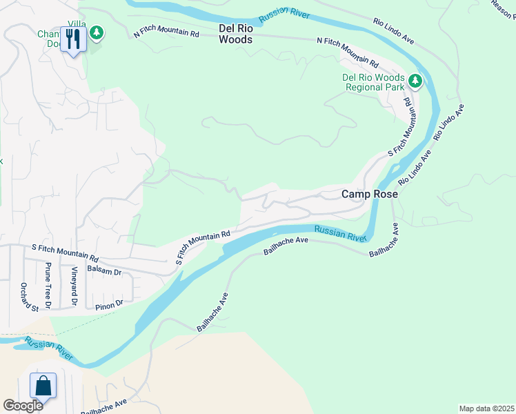 map of restaurants, bars, coffee shops, grocery stores, and more near 1900 Madrone Avenue in Healdsburg